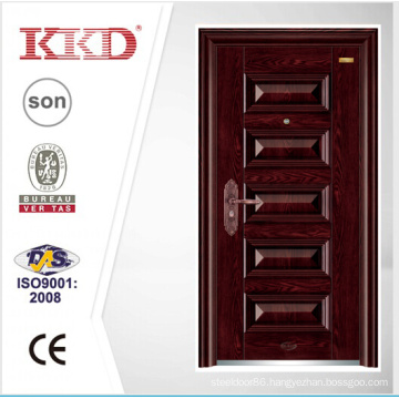 Steel Security Door Designs Mat Paint KKD-101 From China Manufacturer